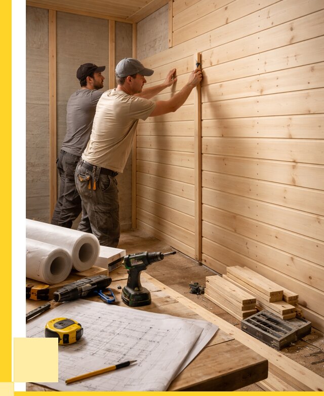 Обшивка бани вагонкой в Тобольске от 1220 р., ЭриданТбл