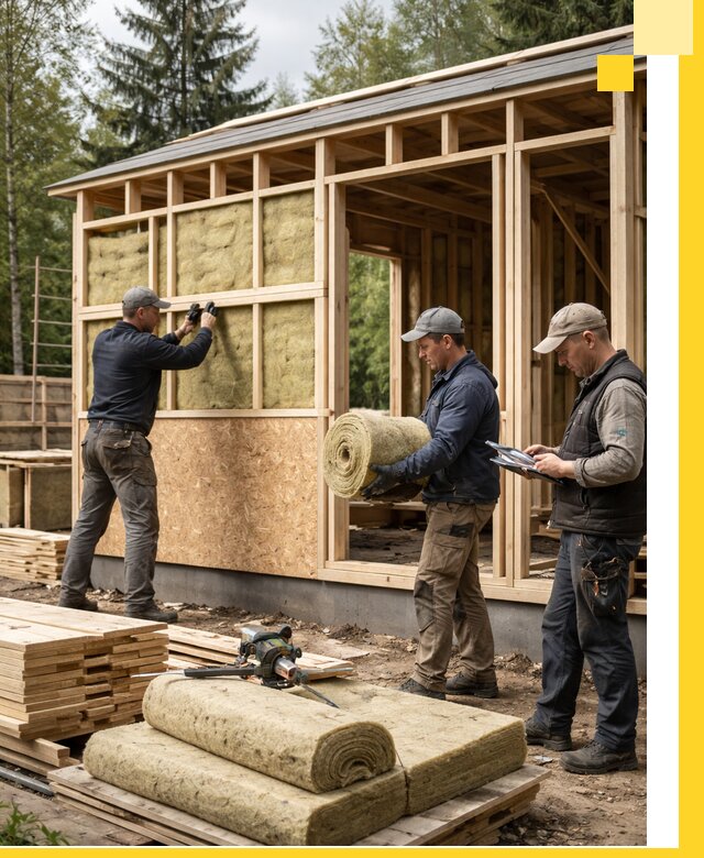 Проектирование и строительство каркасных бань в Тобольске под ключ