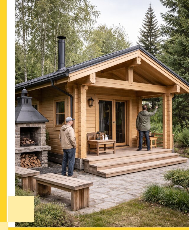 Деревянные бани под ключ в Тобольске от 457515 р. | ЭриданТбл