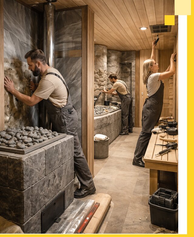 Строительство бань и SPA процедур в Тобольске под ключ и отделкой