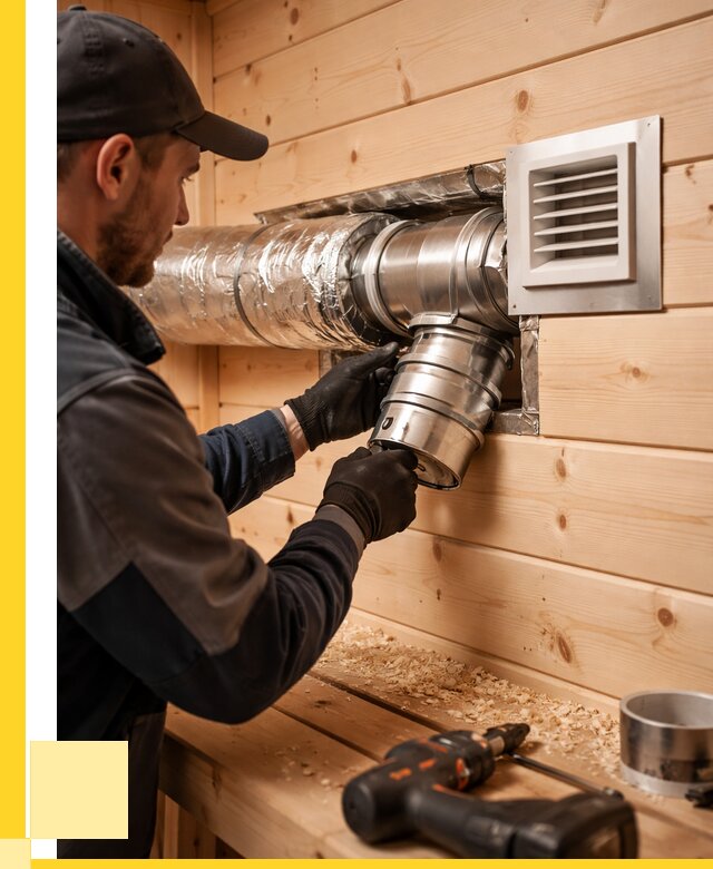 Монтаж вентиляции бани в Тобольске от 12200 р. | ЭриданТбл