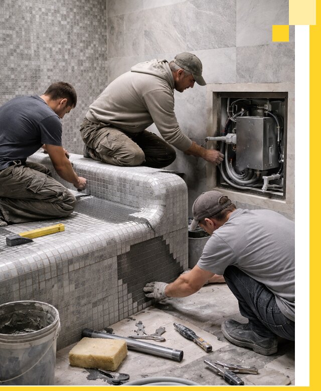 Проекты хамамов под ключ в Тобольске и дизайн и строительство