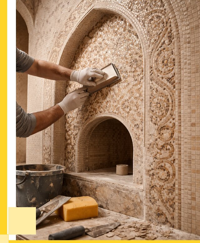 Мозаика для хамама в Тобольске под ключ от 5084 р. | ЭриданТбл